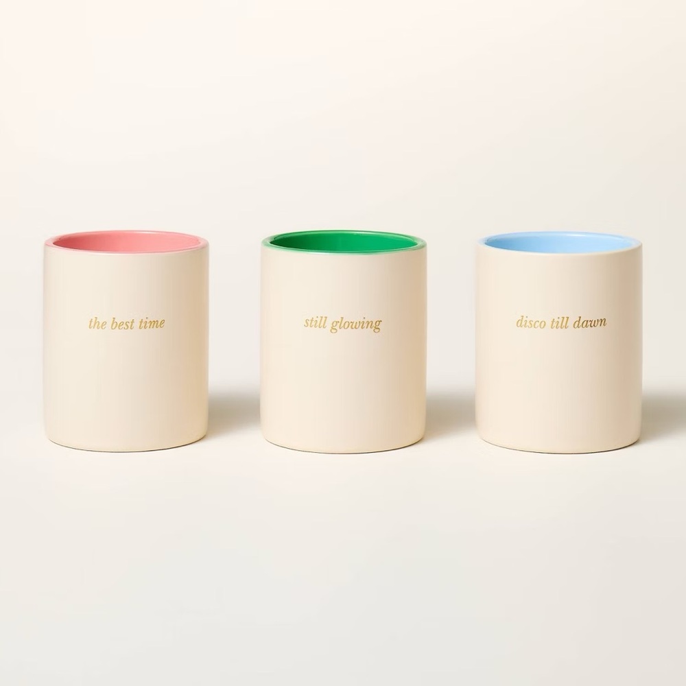 NWT Kate Spade New York x Target Ceramic Jar Candle Gift Set